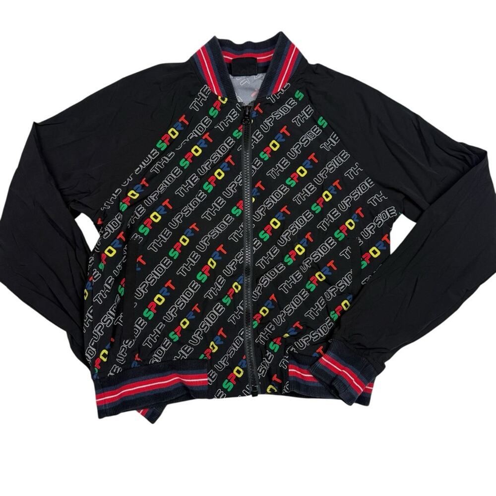 The Upside Striped Jacket with Multicolor Accents